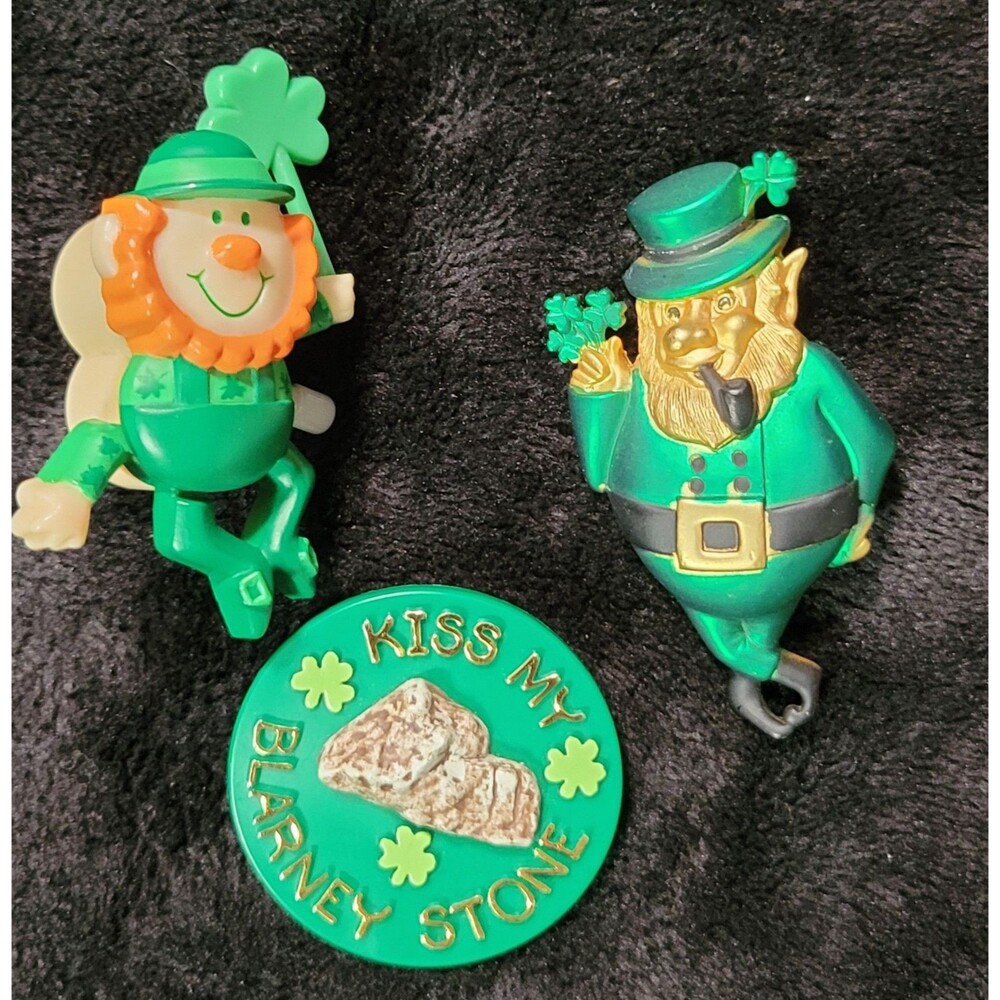 Vintage Bundle Of 3 St. Patricks Day Pins